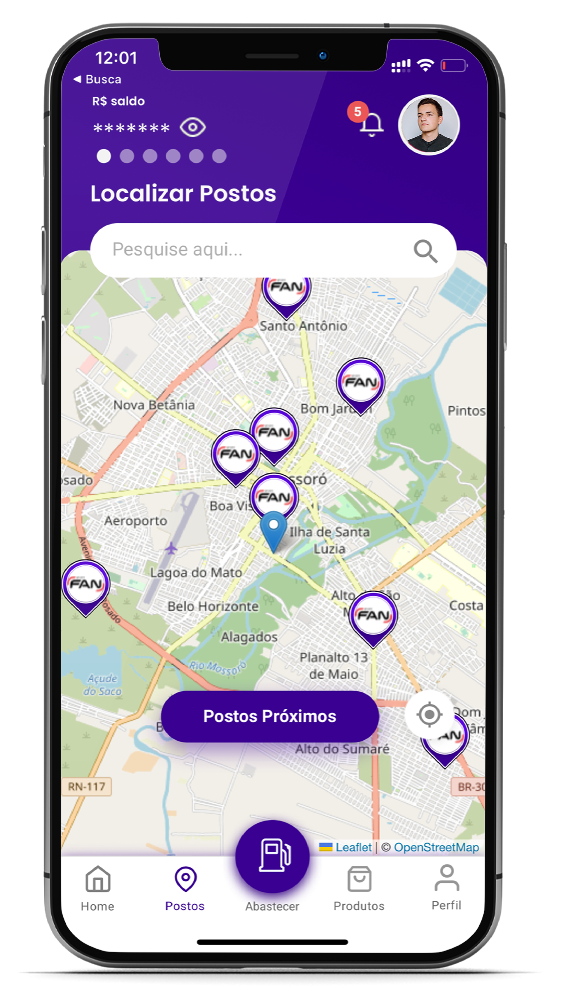 LOCALIZAÇÃO DOS POSTOS
